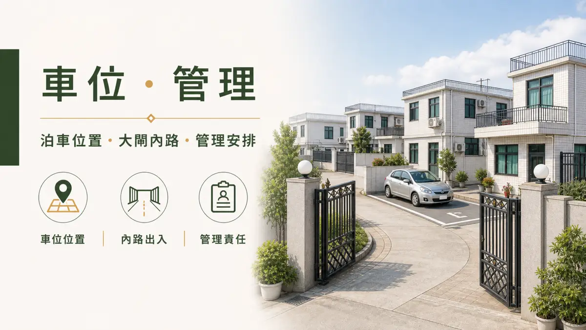 吉慶花園車位位置大閘內路及屋苑管理安排